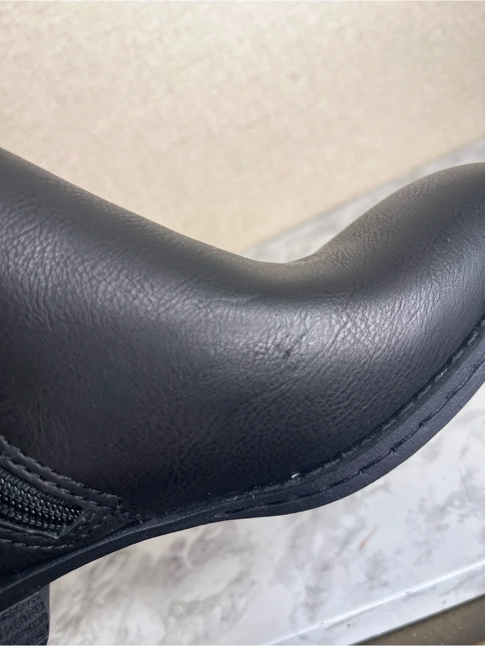 b. o. c. Womens Black Booties Side Zipper Block Heel Ankle Boots